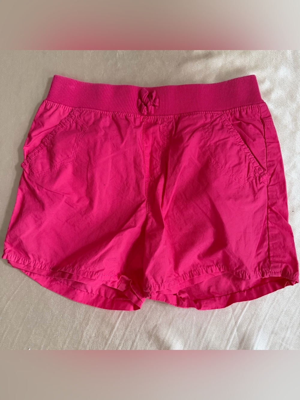 The Children's Place Girls' Elastic Waist Active Cotton Shorts Hot Pink Size14
